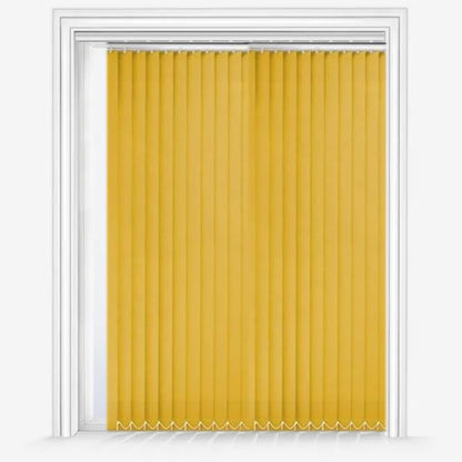 Vertical Blinds for Windows - Bedroom, Kitchen, Sliding Door, and Balcony | Yellow