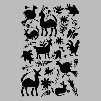 nandi stencils for wall painting