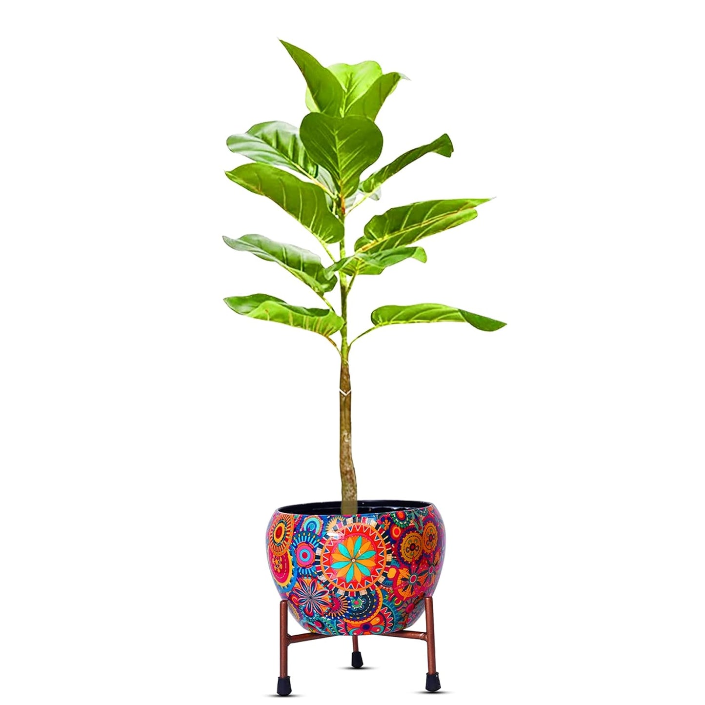 Artificial 2.5 Feet Fiddle Leaf Fig Plant for Home Decor