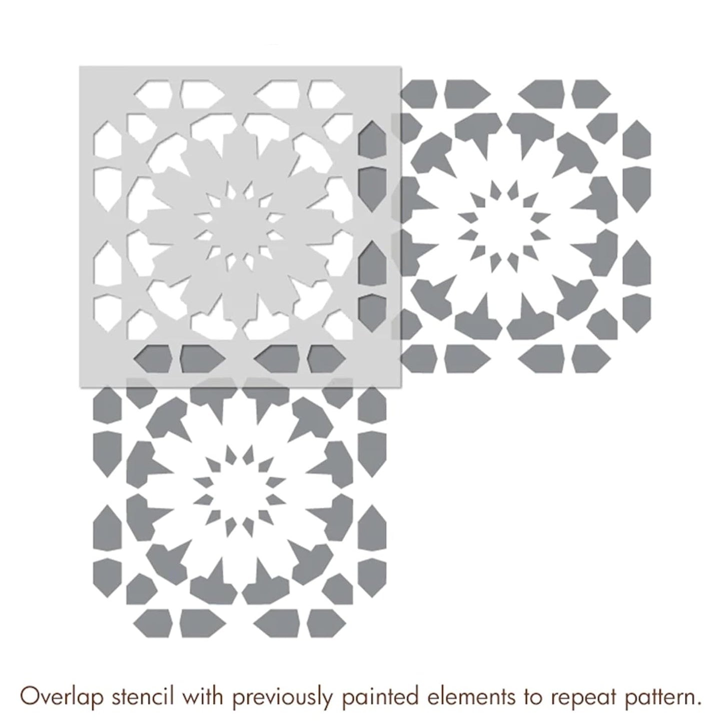Latest Cheering Mandala Stencils for Wall Painting