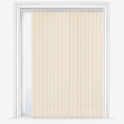 Vertical Blinds for Windows - Bedroom, Kitchen, Sliding Door, and Balcony | Cream