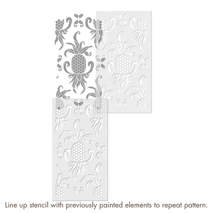 Reusable stencil for wall painting and home decoration
