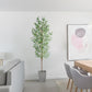 Artificial 6 Feet Olive Tree | Lifelike Faux Olive Plant with Plastic Pot for Home Office