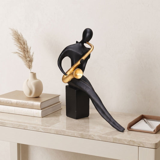 Abstract Modern Art Sculpture Showpiece for Home Decor -Clarinet
