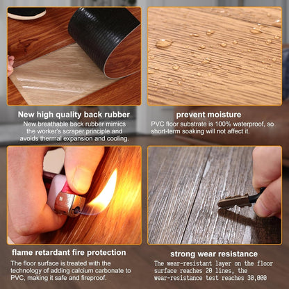 PVC floor tiles for stylish and waterproof flooring