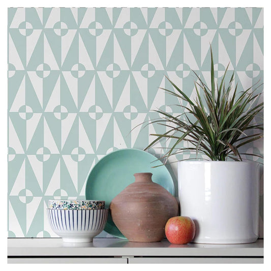 Latest Emma Geometric Allover Stencils for Wall Painting (KDRDSS1160)