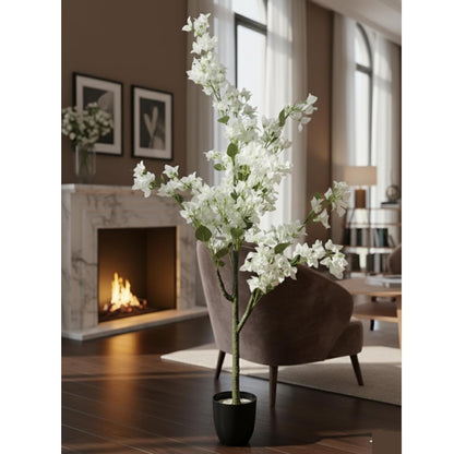 artificial white bougainvillea plant big size