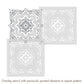Latest Libya Stencils for Wall Painting - Pack of 1, Sheet Size 24 x 24 inch/Design for Wall Painting 22 x 22 inch - Large