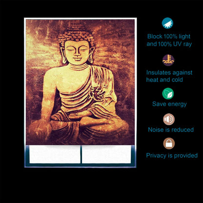 Roller Blind for Window-Gautama Buddha Design Size-7