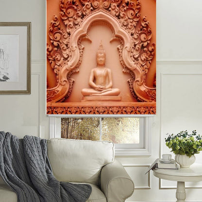 Roller Blind for Window-Gautama Buddha Design Size-3