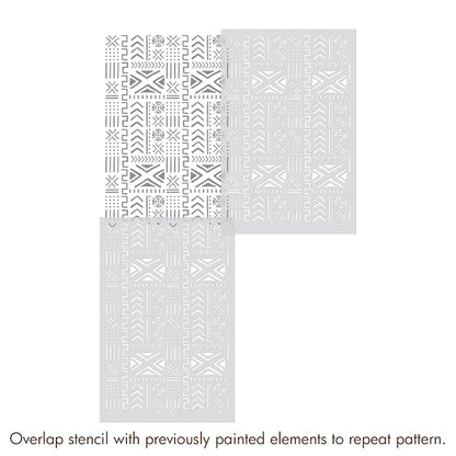 Reusable stencil for wall painting and home decoration