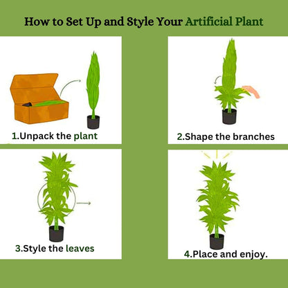 big artificial plants for home decor