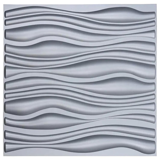 Grey 3D PVC Wall Panel for Decoration
