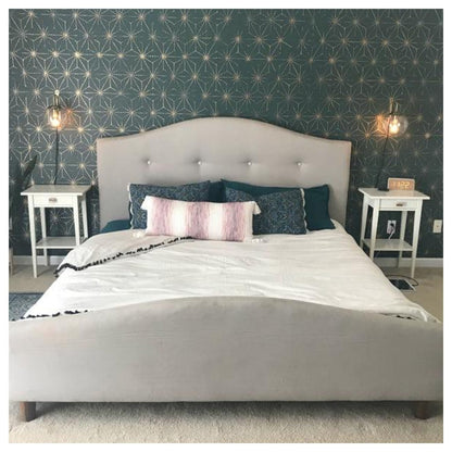 Wall art stencil for modern home decor ideas