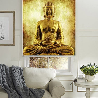 Roller Blind for Window-Gautama Buddha Design Size-5