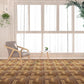 Peel and stick vinyl floor tiles 30 X 30cm (11pcs in a pack) covering 11sqft area- Brown