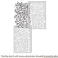 Latest French Floral Design Stencils for Wall Painting - Pack of 1