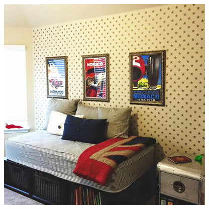 Wall art stencil for modern home decor ideas