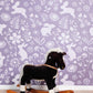 Latest Bunny Hop Kids Room Wall Stencil -Pack of 1, Sheet Size 24 x 36 inch/Design Size 22 x 33 inch.
