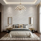 Modern white PVC wall panels for interior styling