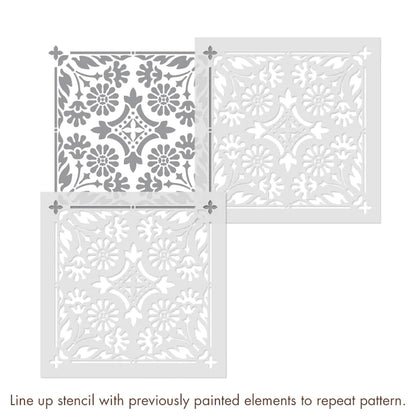 stencils for wall painting 10 by 10