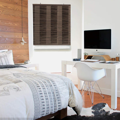 Roller Blinds for Window - Dark Brown Jute