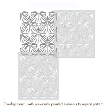 big size stencil for wall and ceiling