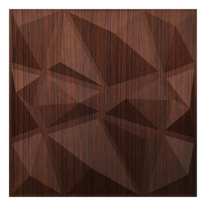 Walnutwood 3D Wall Panels Stone Design