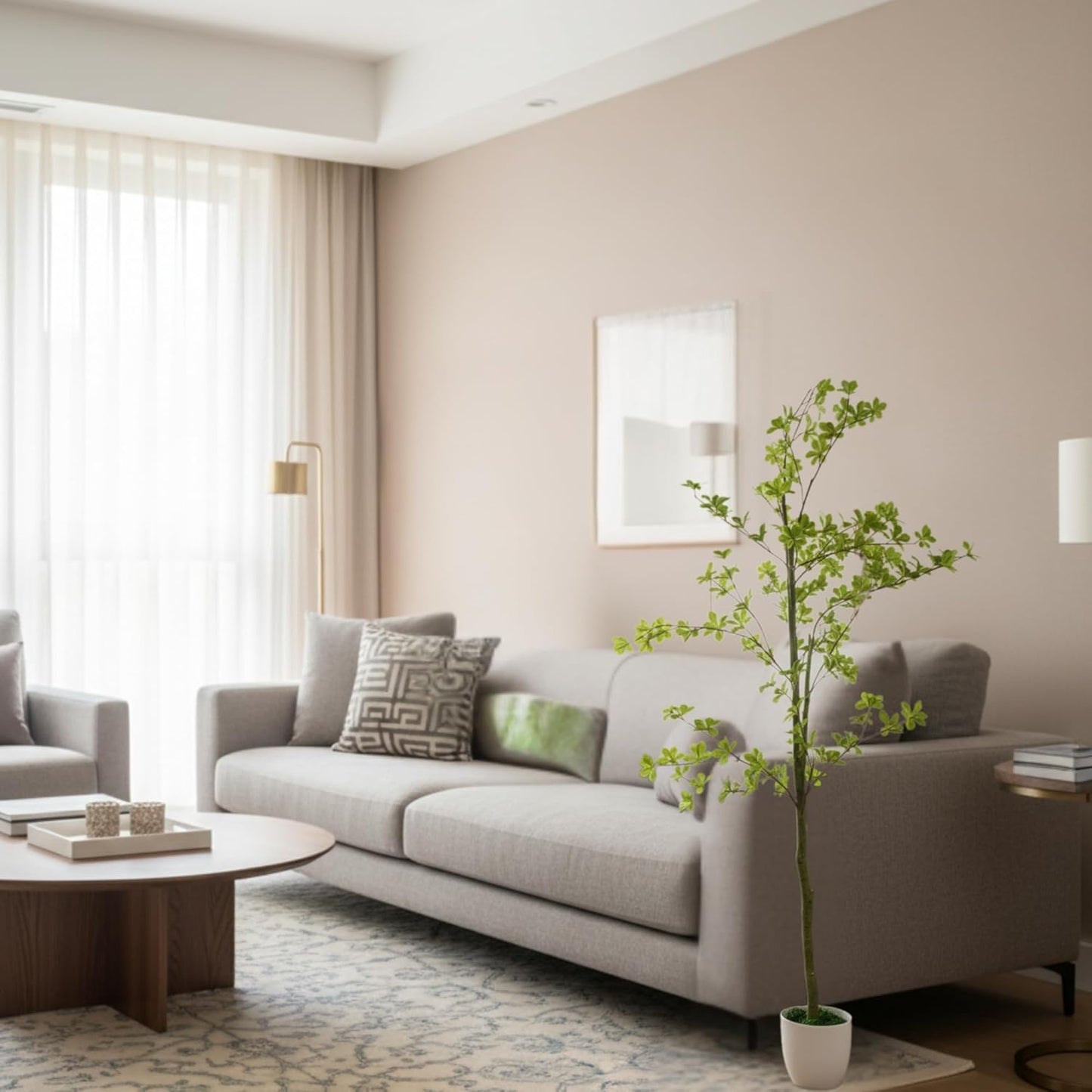 Artificial Enkianthus Tree with Pot for Home Decoration