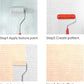 17.8 cm Paint Roller for Wall Painting Brick Embossing Texture Rubber Roller