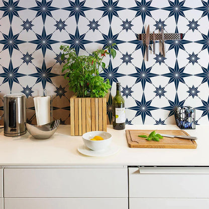 stencil design on wall