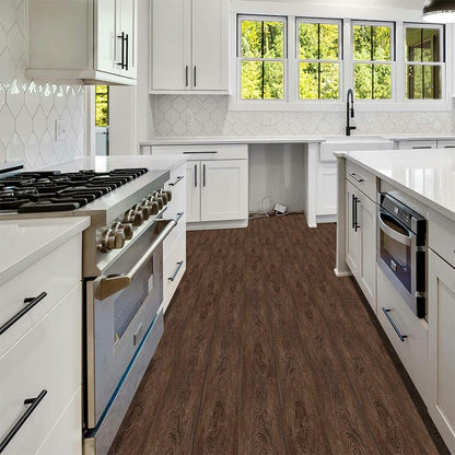 Peel and stick floor tiles for DIY home renovation