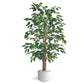 Artificial 5 Feet Ficus Tree with Pot for Home Decor