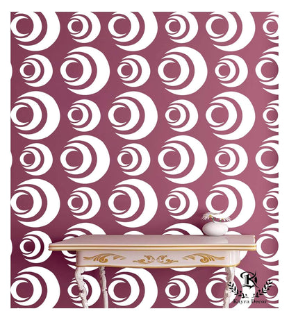 stencil for wall painting home flower