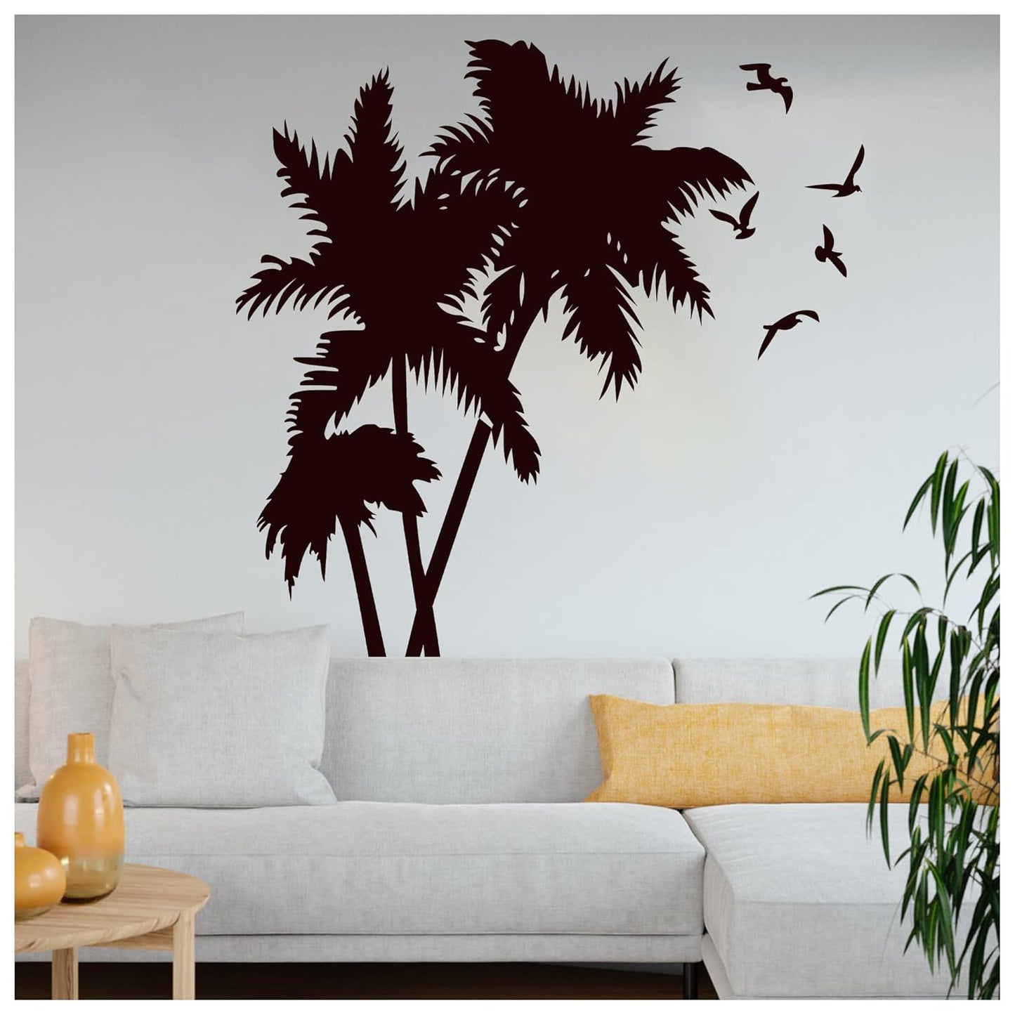 Stencils for Wall Painting (Size 259 X 183 cm) Coconut Tree