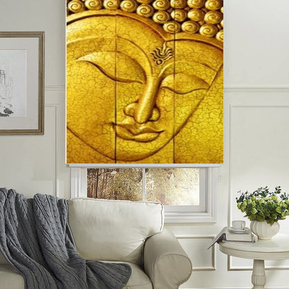 Roller Blind for Window-Gautama Buddha Design Size-8