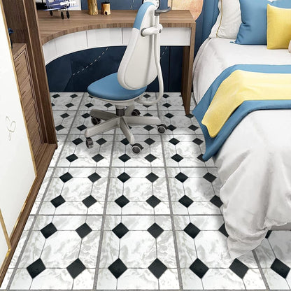 Waterproof self adhesive PVC floor planks wooden design