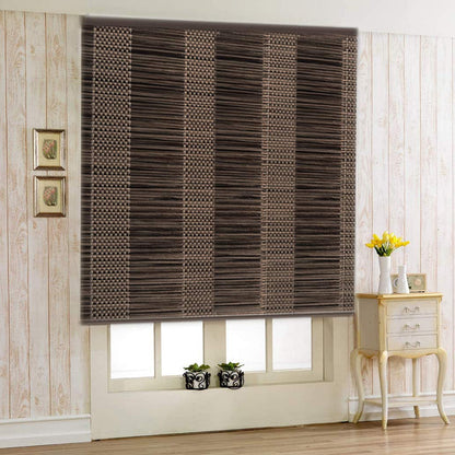 Roller Blinds for Window - Dark Brown Jute