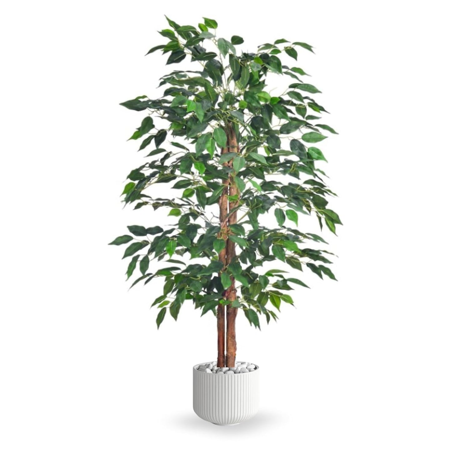 Artificial 4 Feet Ficus Tree with Pot for Home Decor