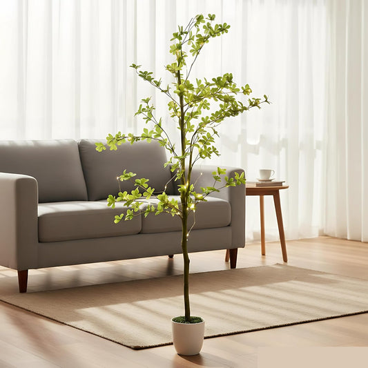 Artificial Enkianthus Tree with Pot for Home Decoration