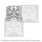Latest Large BlackBerry Flower Stencils for Wall Painting