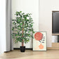 Artificial 5 Feet Ficus Tree with Pot for Home Decor