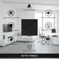 Black 3D Wall Panels Stripe Design