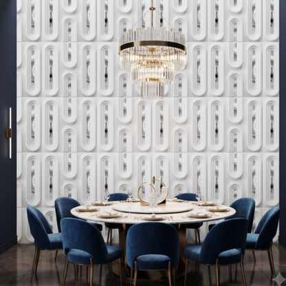 3D Wall Panels for Home Decor- Acrylic Loops Design 50X50 cm