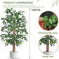 Artificial 5 Feet Ficus Tree with Pot for Home Decor