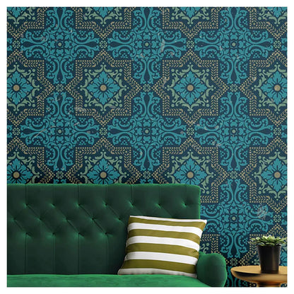 Wall art stencil for modern home decor ideas