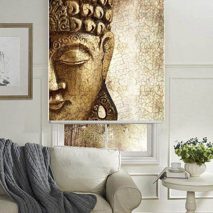Roller Blind for Window-Gautama Buddha Design Size-9