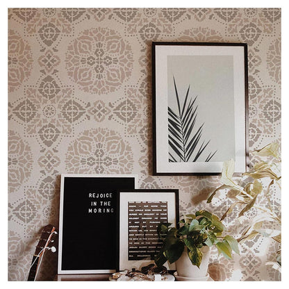 reusable stencil for wall painting home