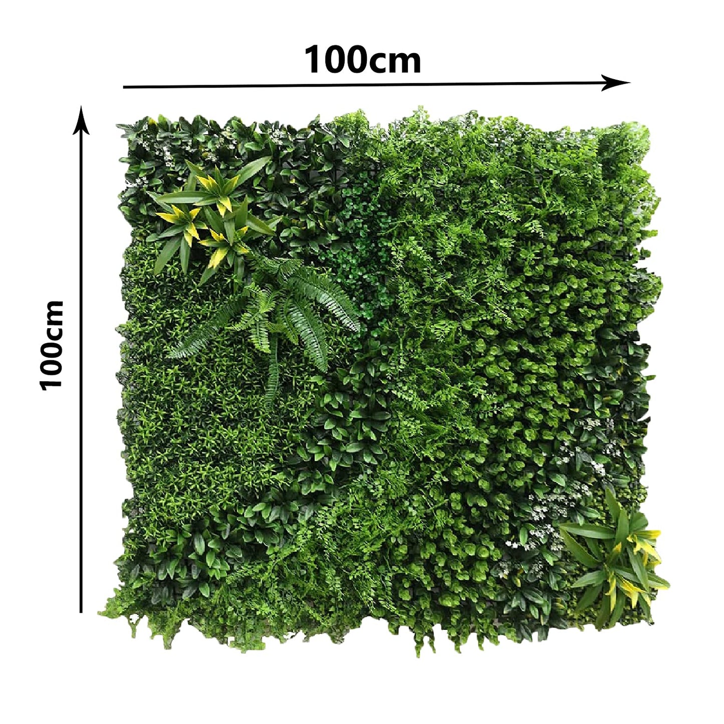 Artificial Vertical Wall Mat for Indoor & Outdoor Walls (Size 100 cm X 100 cm) Pack of 1