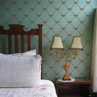 Wall art stencil for modern home decor ideas
